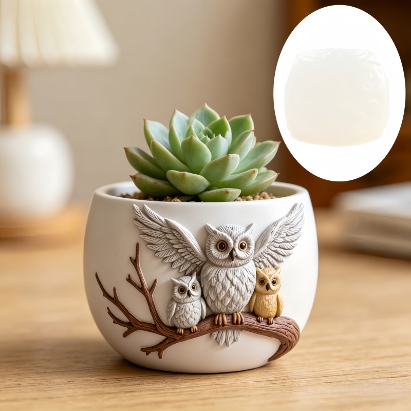 The owl standing on the branch - Echeveria Succulent 评论和价格