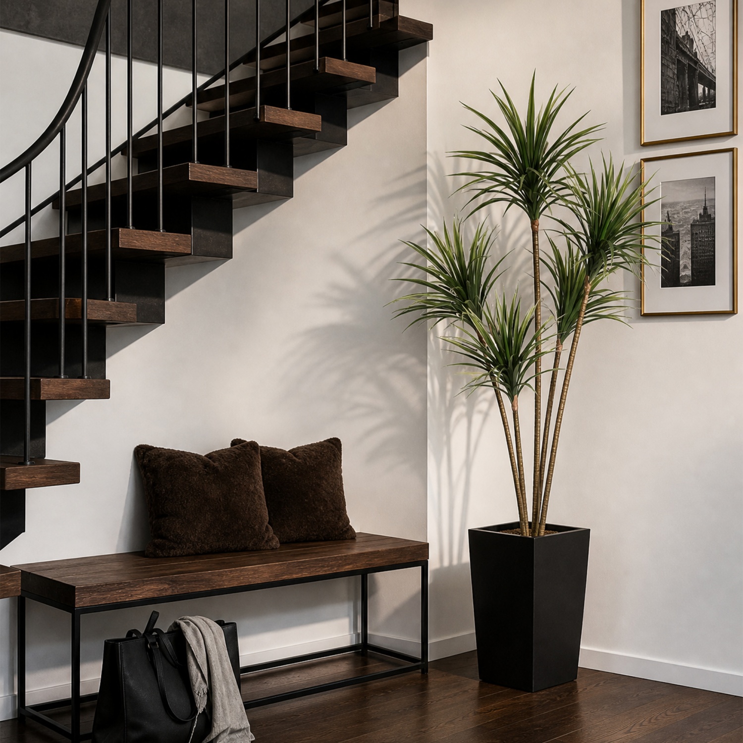 4.27FT/5 FT Artificial Dracaen - Dracaena Marginata 评论和价格