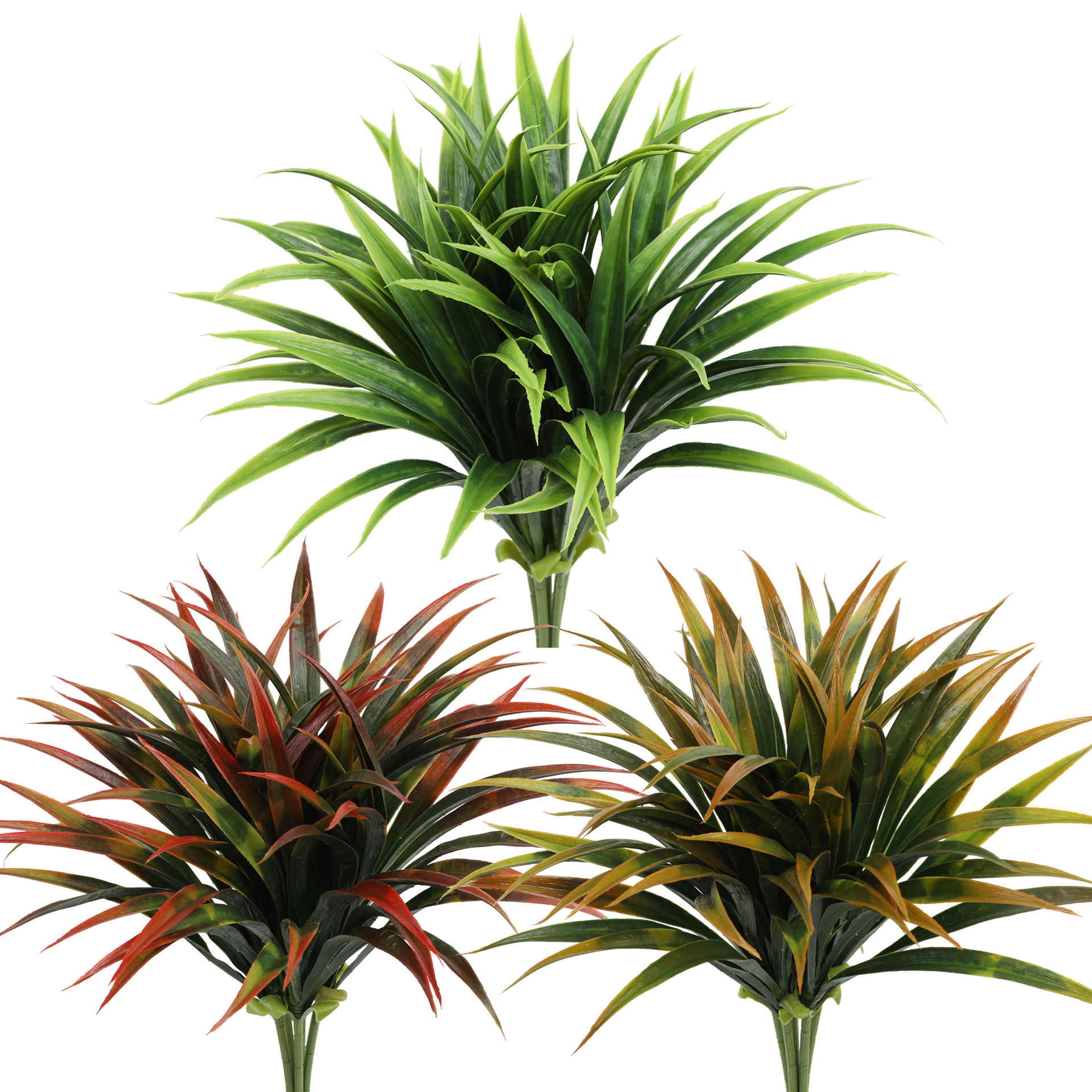 3PCSArtificial Gladiolus Grass - Dracaena Marginata 评论和价格