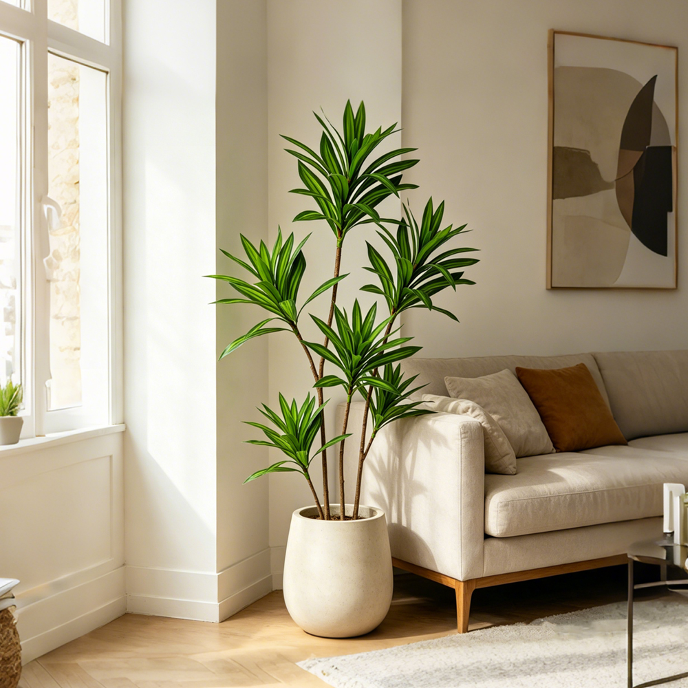66-98cm Large Artificial Palm  - Dracaena Marginata 评论和价格