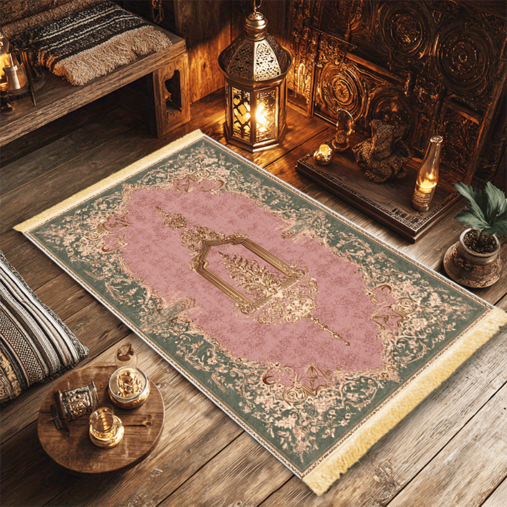 Polyester Muslim Prayer Rug, L - Maranta Prayer Plant 评论和价格