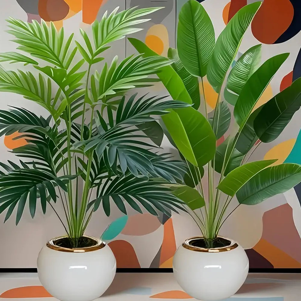 2Pcs Outdoor Artificial Green  - Dracaena Marginata 评论和价格